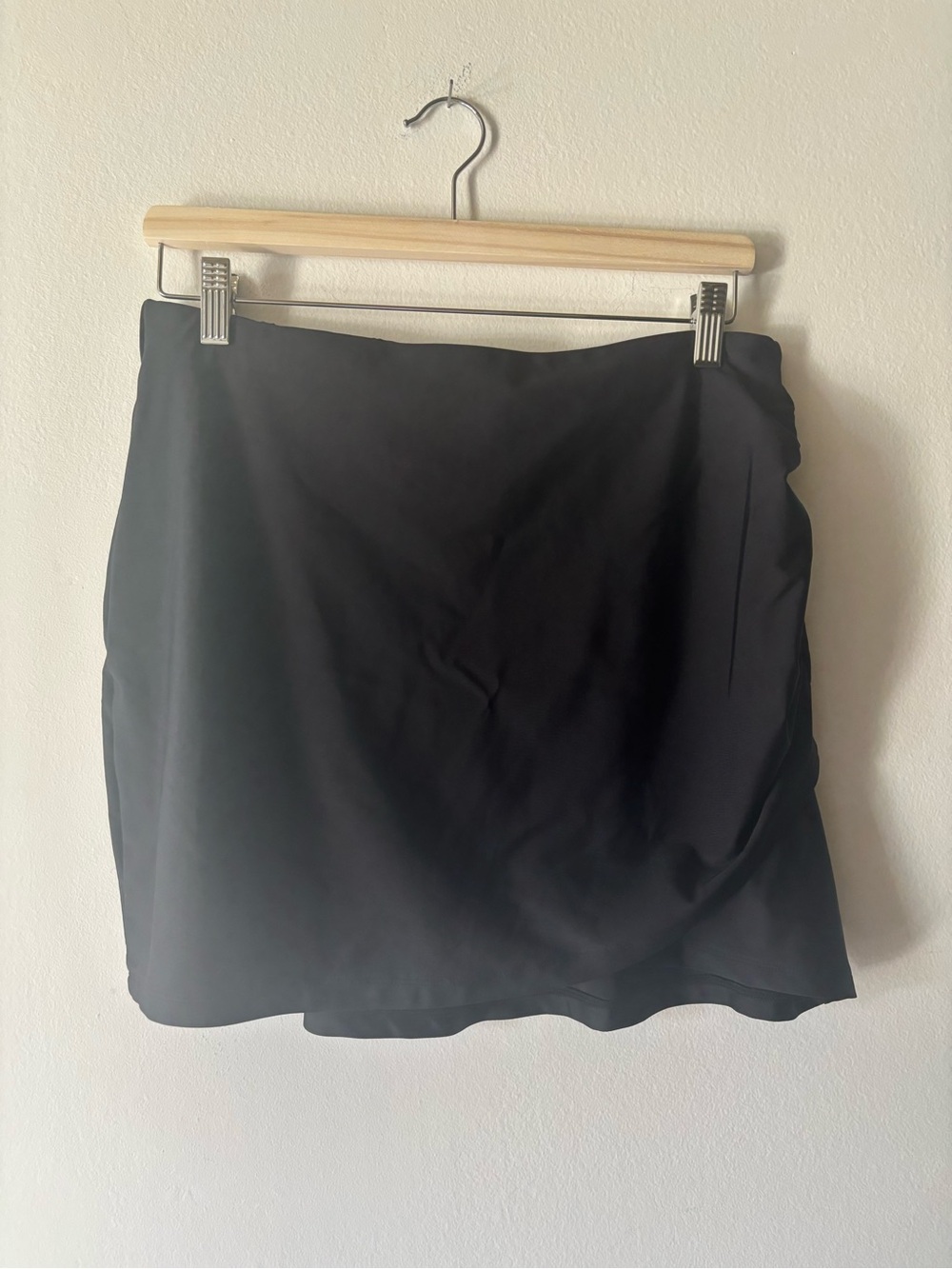 Quince Black A-Line Swim‎ Skirt/Cover-up